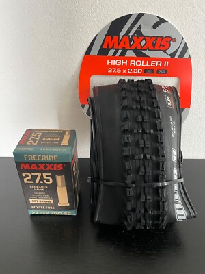 Maxxis HighRoller II Faltreifen 27.5x2.30'' DualC TR EXO Faltreifen + Schlauch