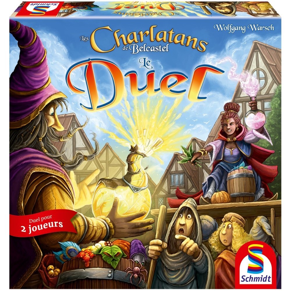 Les Charlatans de Belcastel Le Duel Jeu de Société Schmidt idéal pour vos soirées en couple