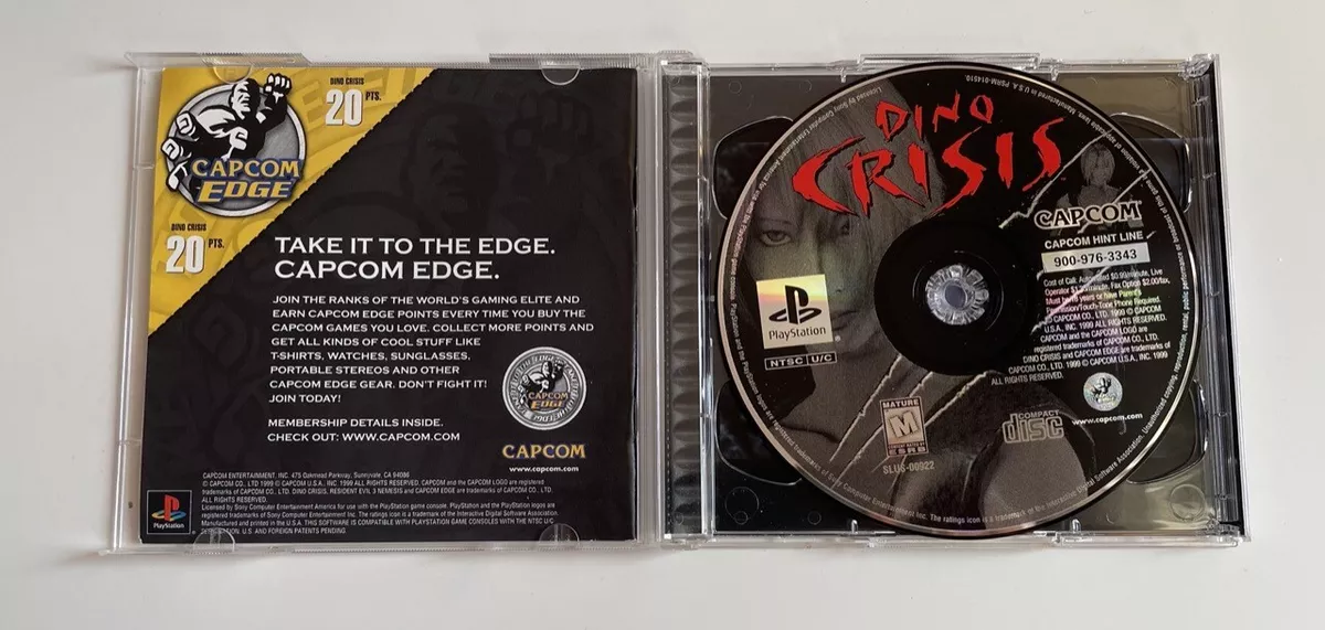 SONY PlayStation PS1 Dino Crisis Includes Resident Evil 3 Demo