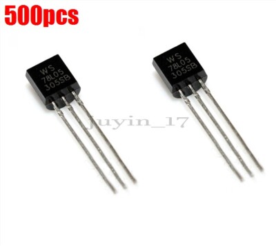 500Pcs WS78L05 78L05 Ws Reg Ldo 5V .1A TO-92 Ic New mc
