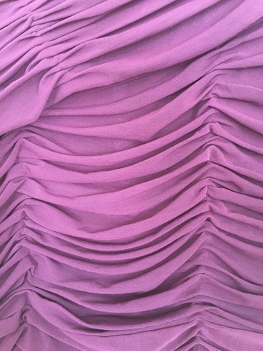 New Gina Bacconi purple long dress. Long purple ripple dress. Size 12 - Picture 6 of 15