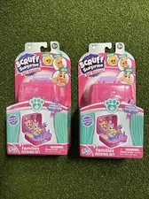 NEW 2 Little Live Pets Scruff Surprise Vet Rescue Feeding Set with Dog Family