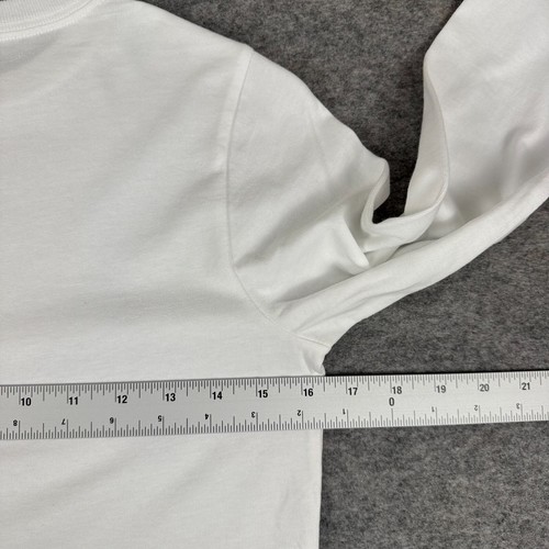 Vineyard Vines T-Shirt Hockey Skates Long Sleeve Cotton White Boys Small S 8-10 - Picture 10 of 12