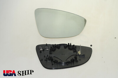 Mirror Glass Passenger Side For VW 2009-2017 CC 2011-2017 EOS Heated W/Holder RH