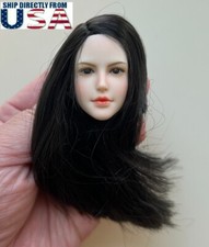 1/6 Female Head Sculpt Pale Skin For 12" PHICEN TBLeague Hot Toys JIAOU Figure