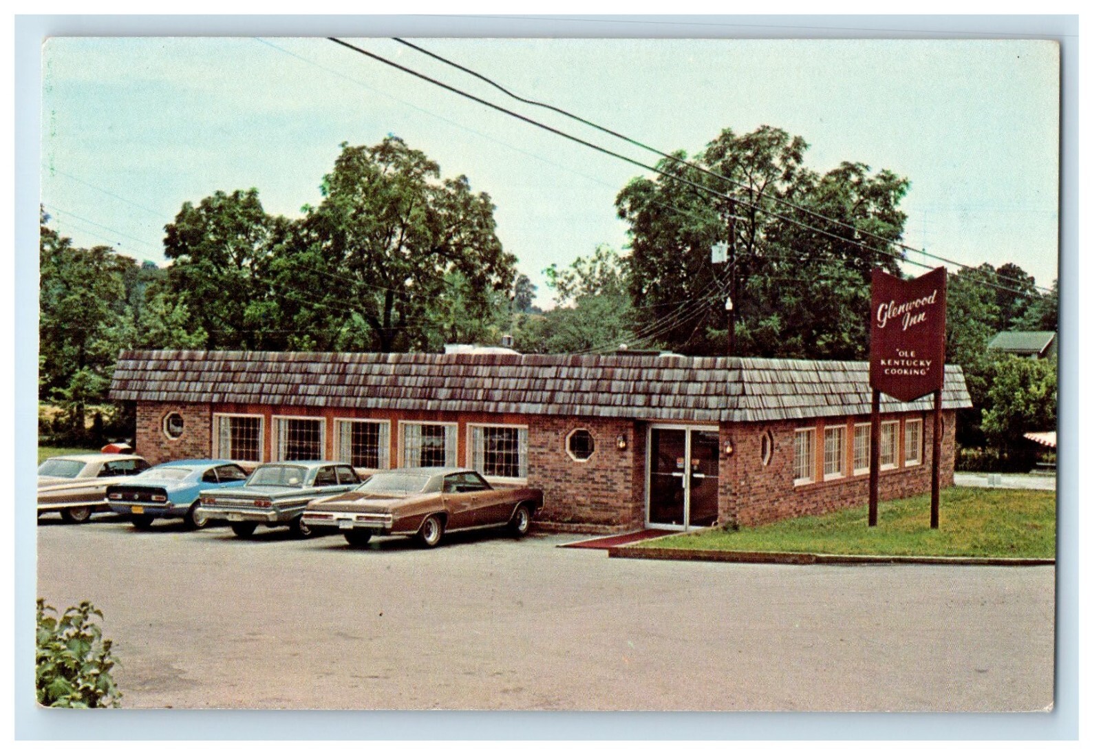 c1950's Glenwood Inn Restaurant Kentucky KY Vintage Postcard
