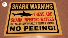 NO PEEING IN POOL, pool sign, swimming pool, swim, - Pool Patio Deck Man Cave 