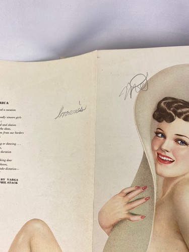 1942 SEPTEMBER ESQUIRE MAGAZINE - VARGAS ILLUSTRATION - COVER AND ADS - Vintage - Picture 7 of 7