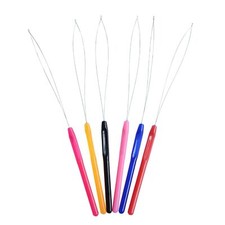 Nano Ring Micro Beads Hair Extension Pulling Loop Hook Tool Threader Wire 1 - 10