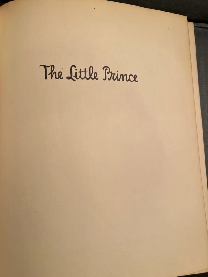 The Little Prince Antoine De Saint-Exupery Vintage 1943 Fifth Printing Hardcover Foto 3 de 4