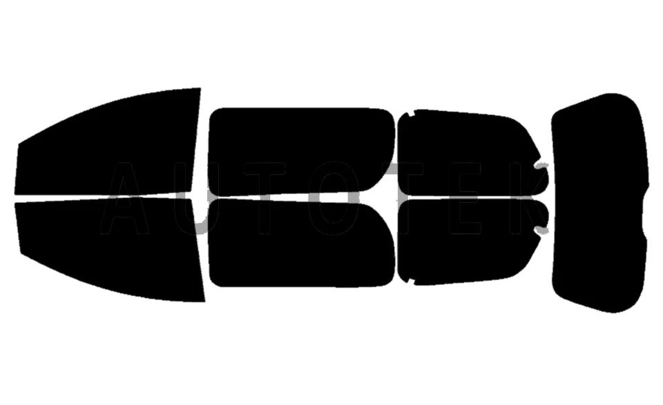 Película premium precortada para ventanas laterales cualquier tono para Nissan Quest 2004-2009 Foto 2 de 4