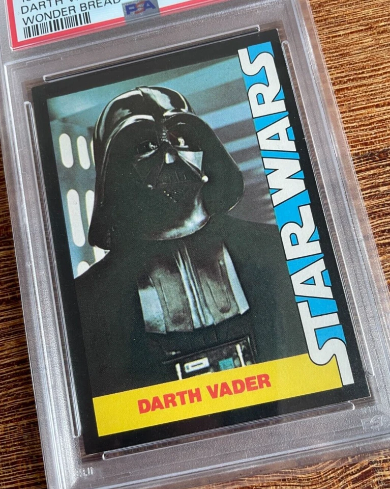 1977 Star Wars Wonder Bread Darth Vader #5 Graded PSA 8 NM-MT - Image 2 of 4