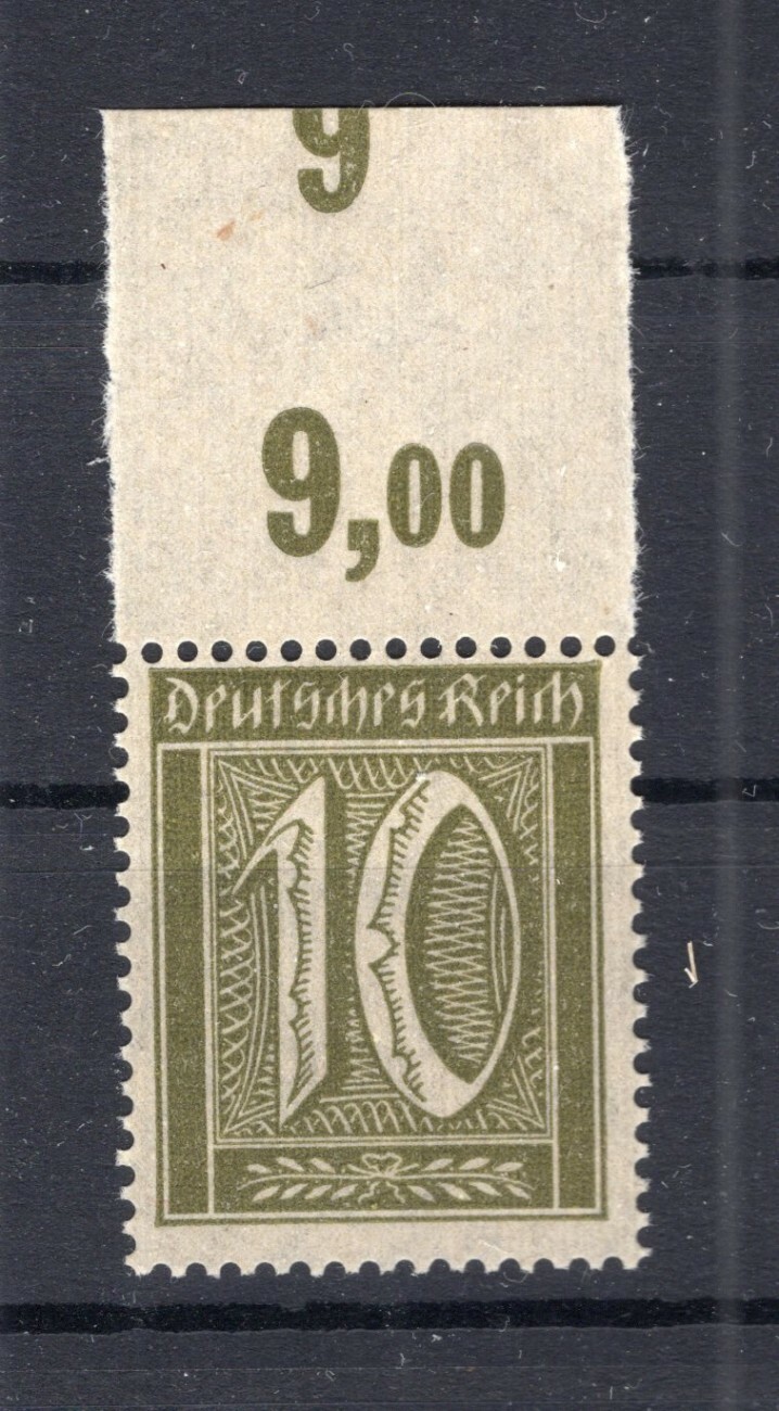 Dr-Infla 159 Por Upper Edge Extremely Cut Mnh Mint Never Hinged (74033)