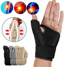 Thumb Wrist Brace Support Splint Hand Sprain Carpal Tunnel Arthritis Right Left