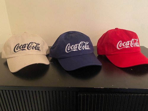 BNWT Coca Cola Baseball Cap Hat American Needle - 3 COLORS ! RED-NAVY-STONE - Picture 4 of 9