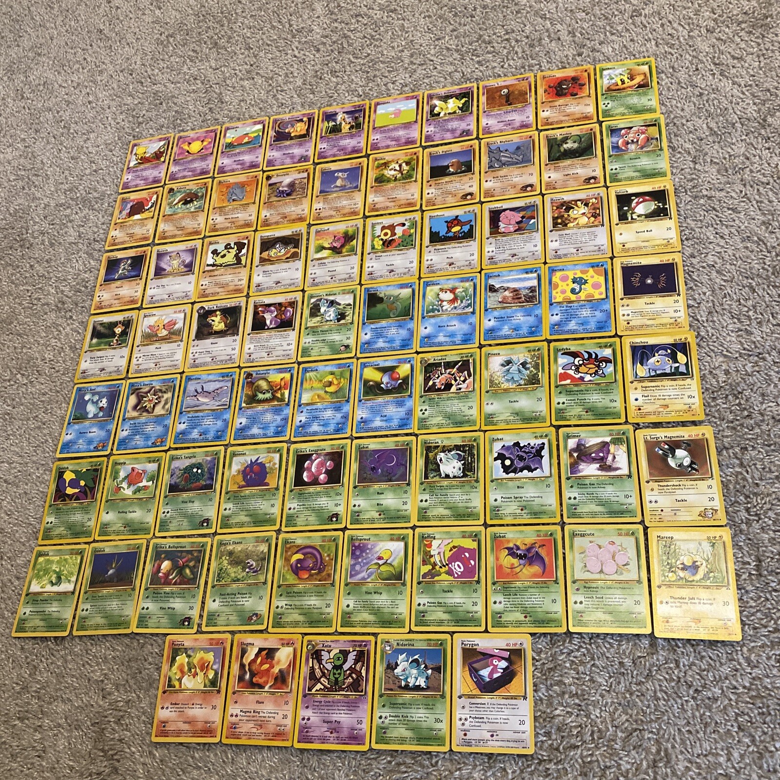 Lot of 75 Vintage 1st Edition Pokemon Cards NO DUPLICATES! 😱🔥 | eBay