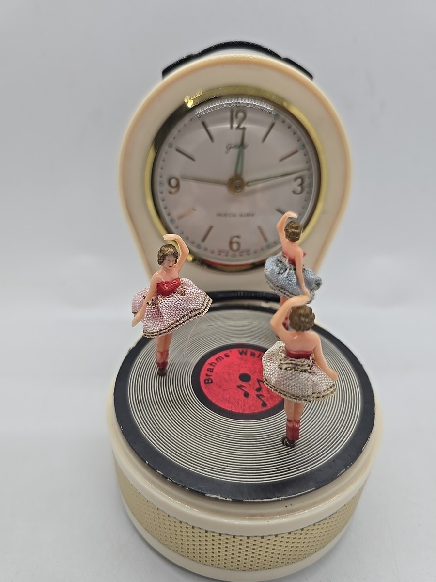 RARE VINTAGE Goldbuhl Swiss Reuge Dancing Ballerina Music Box