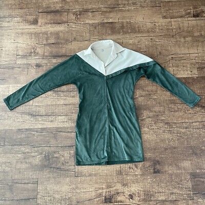 Green suede mini dress, size S | eBay Green suede mini dress, size S | eBay