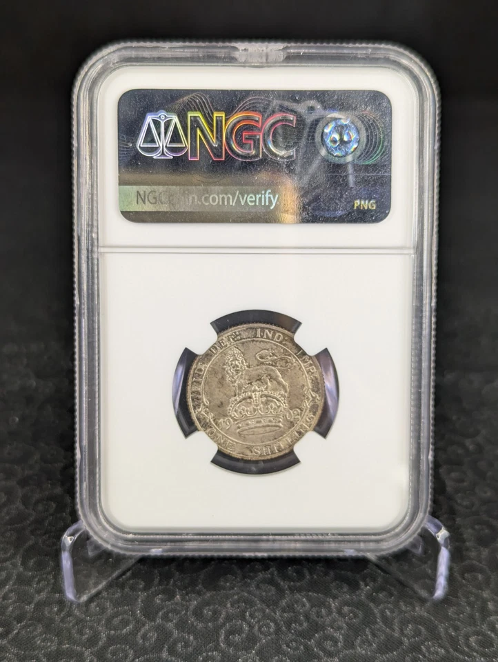 Beautiful 1902 Matte Proof Edward VII Shilling - Great Britain - NGC PF63 Matte - Image 3 of 4