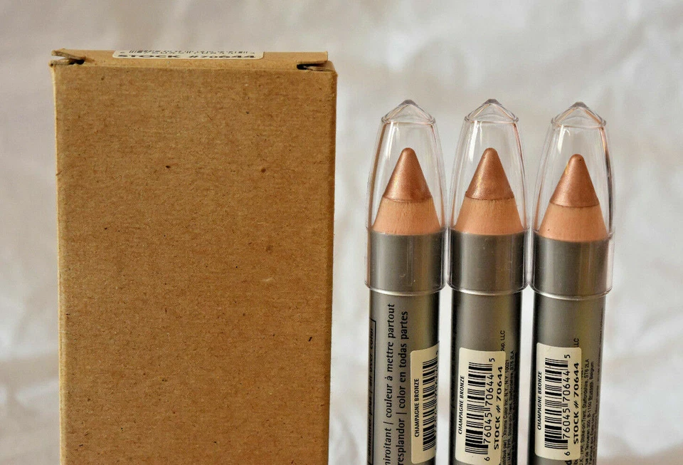 3x Mary Kate & Ashley Shimmer Plus Todo Color 💛 Champagne Bronce Sellado Foto 2 de 2