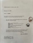 Huge Mandarin Garnet Power Ring Portuguese Round Cut 18K White Gold 9.44 Carats — photo 10