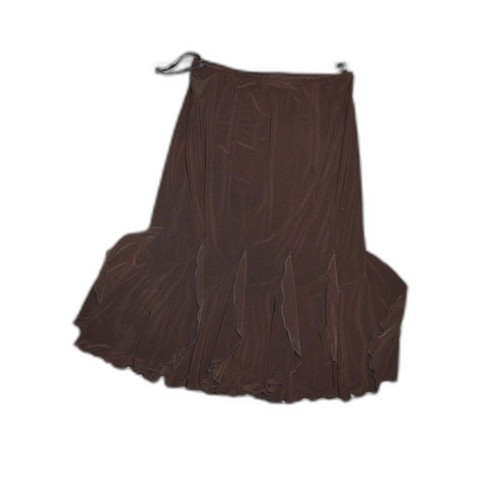 Vintage Joseph Ribkoff Jupe 1980s Twirly Layered Spandex Pull On Tiered Skirt - Picture 2 of 9