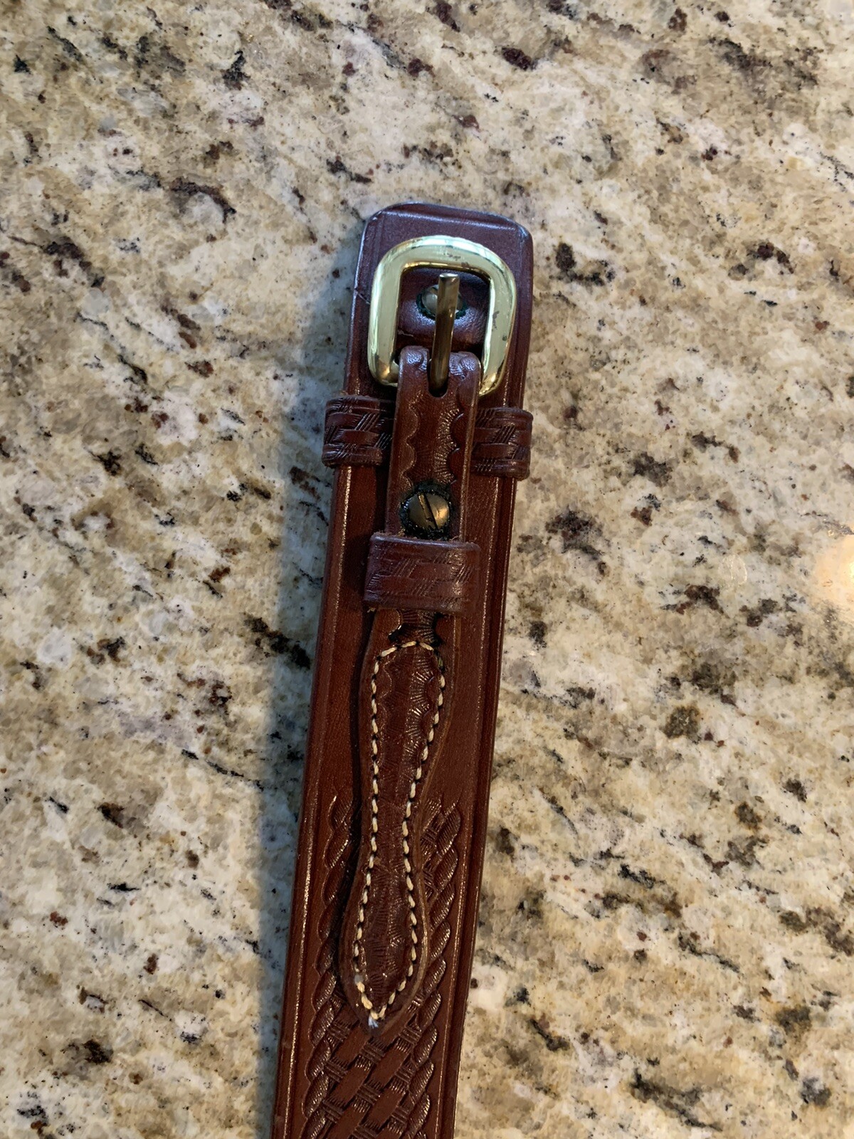 Basket Weave Gun Belt 42 Inch Long, Waist Size Around 36. eBay