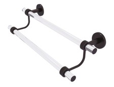 Allied Brass CV-72-36 Clearview Collection 36 Inch Double Towel Bar