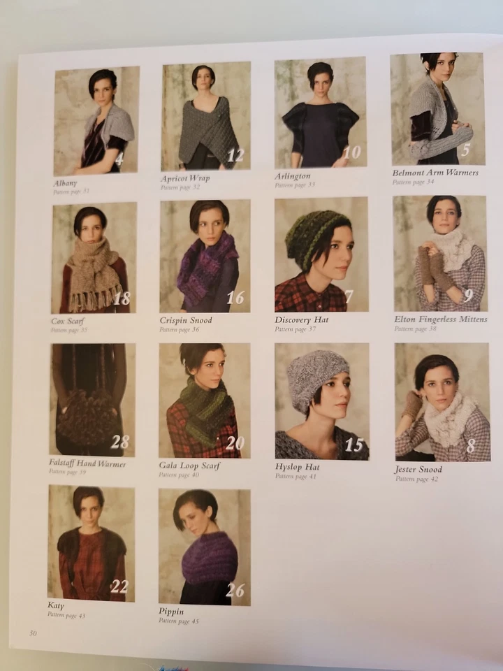 Rowan Warm & Toasty 14 accessory designs Chunky Knitting pattern book - Image 2 of 4