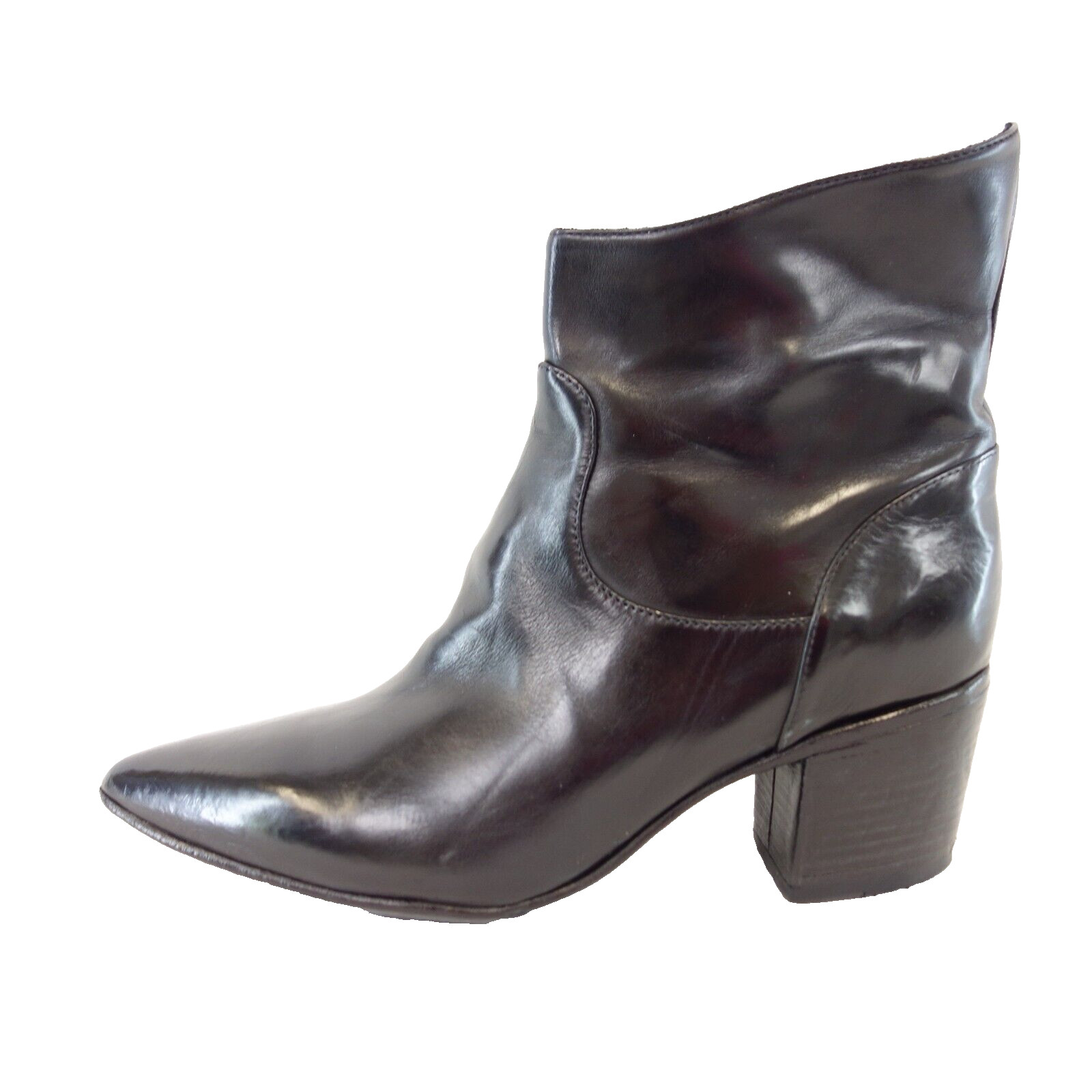 Ботинки LEMARGO Stiefeletten Damen Schuhe от Stiefel Leder Schwarz Spitz Absatz Gr 41