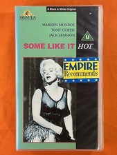 Some Like It Hot VHS Video - Marilyn Monroe, Tony Curtis, Jack Lemmon