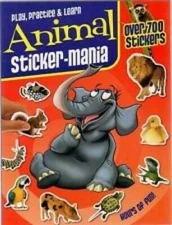 Play, Practice  Learn Animal Sticker-mania - Paperback By Hinkler - GOOD