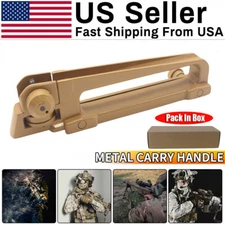 Brown Metal Alloy Carry Handle Rear Sight Mount Removable Adjust Profile Mount