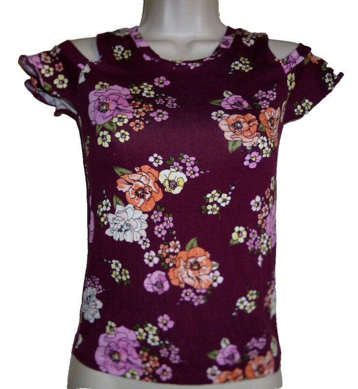 **ARIZONA JEAN CO.** Girl's Shirt Top  Size ((XS)) 95% Rayon * 5% Spandex.