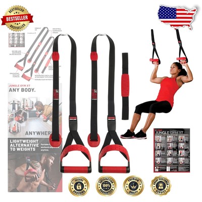 Patented Split Anchor Body Weight Trainer - Lightweight Suspension System