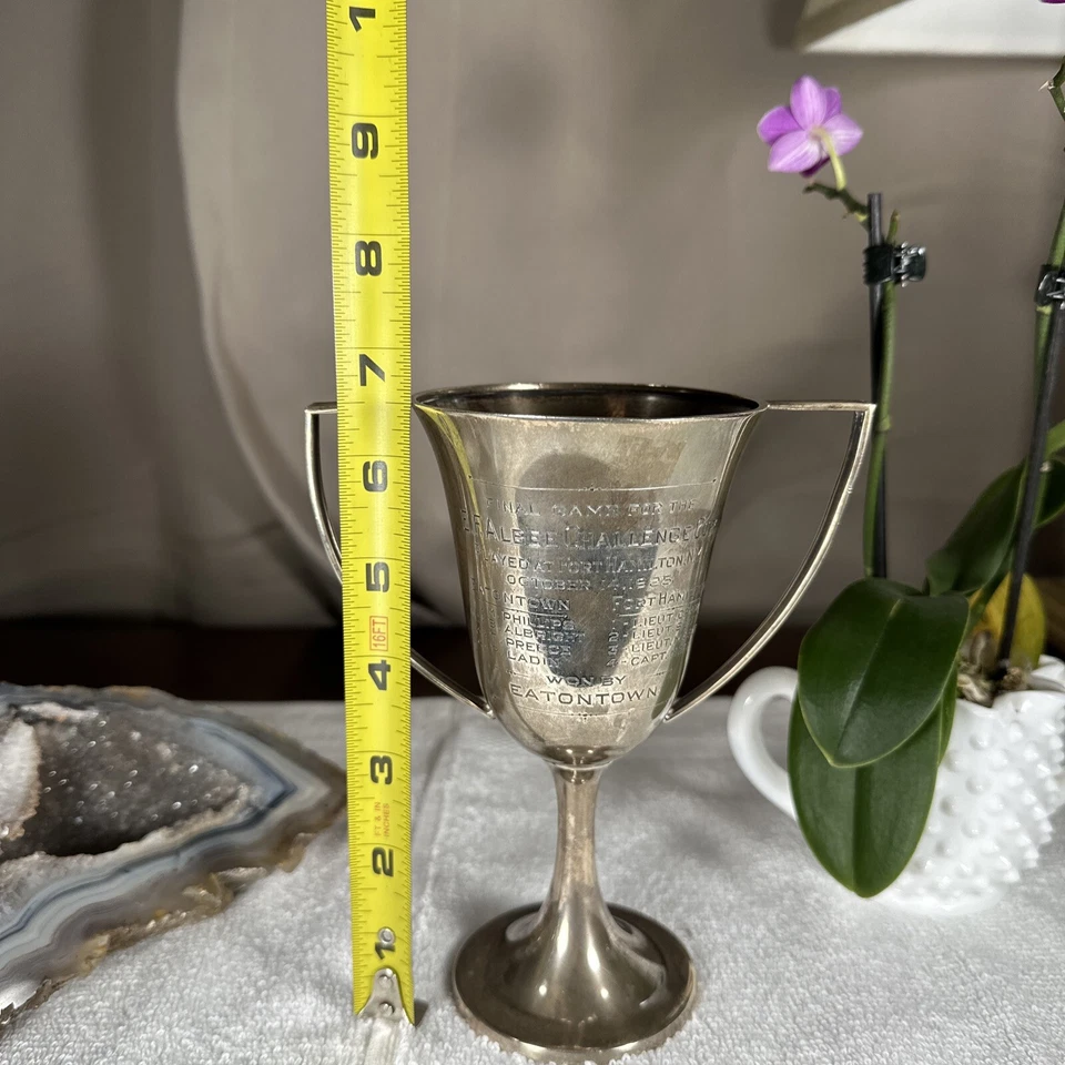 Старинный трофей серебро Gorham кубок EATONTOWN форт Гамильтон спортивная игра - Изображение 2 из 4