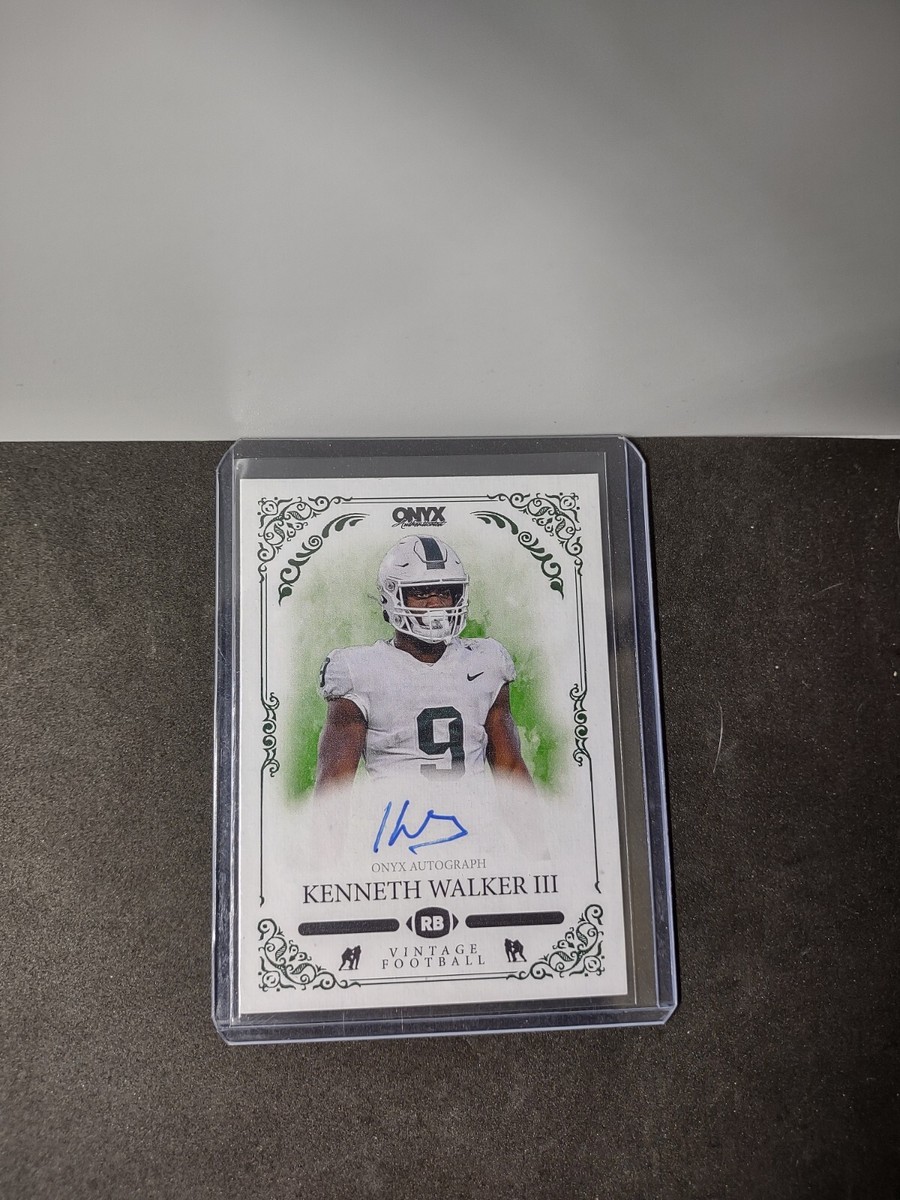 2022 AUTOGRAPH Onyx Vintage ROOKIE Auto Kenneth Walker III