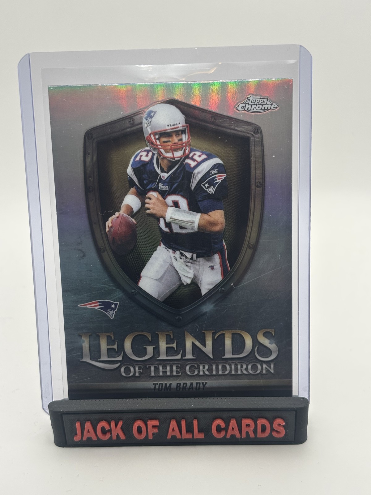 2025 Topps Chrome #LOG-9 Tom Brady Legends of the Gridiron