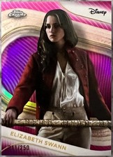 Elizabeth Swann Disney Topps Chrome #4 Pink Refractor Card 211/250 Pirates 2025