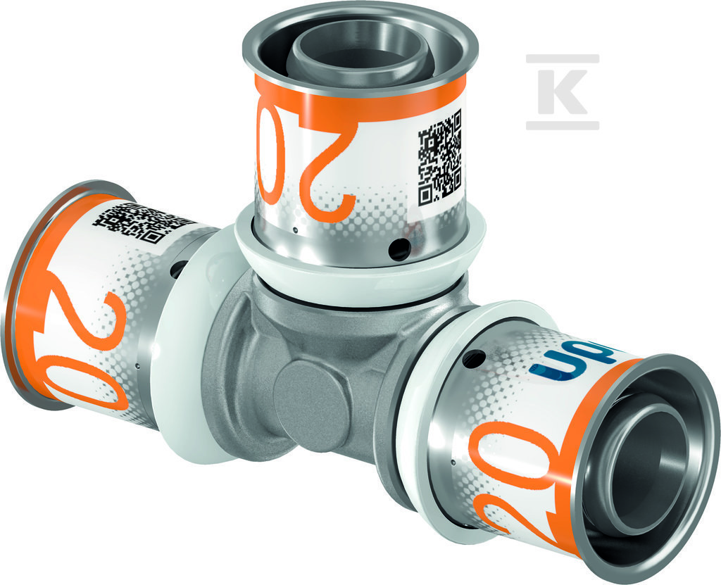 Uponor Grau S-Press Plus T-Stück 1070561 20 X 20 X 20 Mm - Bild 3
