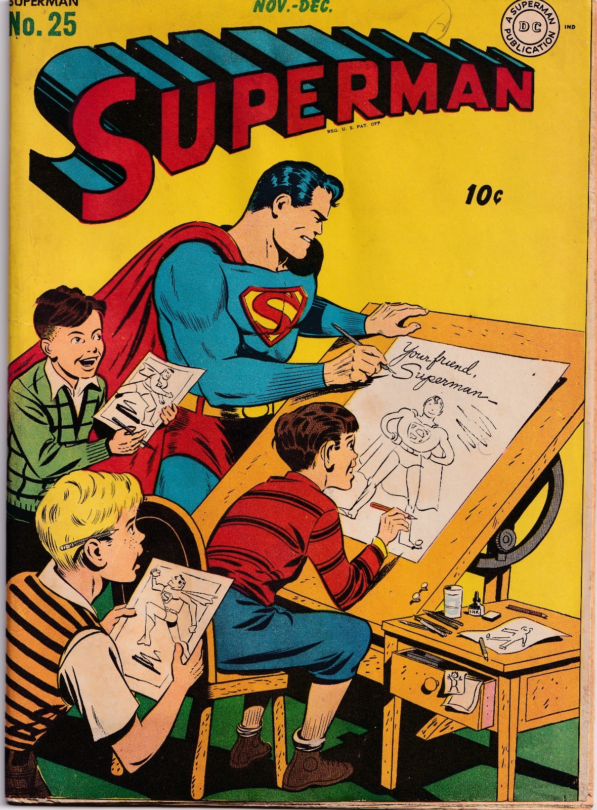 Superman 25 Golden Age VF Dec. 1943
