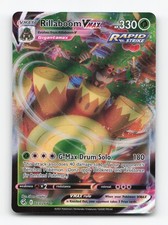 Pokemon TCG - Rillaboom VMAX 023/264 Near Mint Holo VMAX Rare Fusion Strike