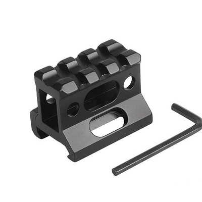 Riser Mount 1'' Height Picatinny Short Riser Mount Aluminum Alloy Scope Riser 1PC