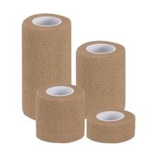 1"/2"/3"/4" 4 Pcs 5 Yard Self Adhesive Bandage Wrap Self Tape Skin