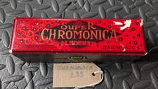 Chromonica M.Hohner Harmonica brass Chromatic  with original box  C