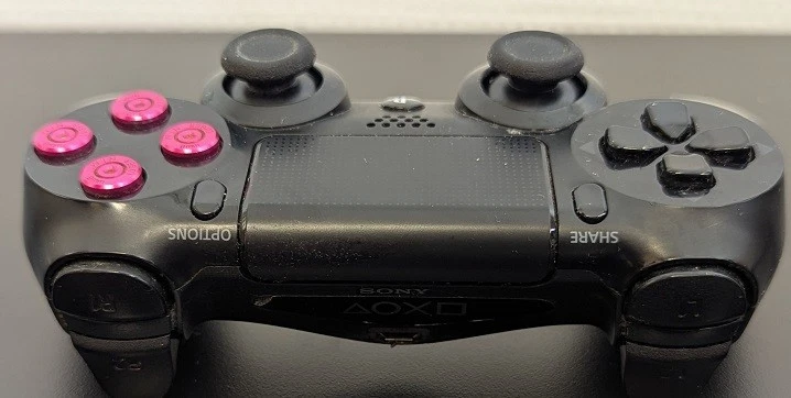 Sony Playstation Dualshock 4 Wireless Controller Schwarz Custom PS4 Gebraucht - Bild 2 von 2