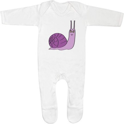 Baby Strampler Jumpsuits / Schlafanzüge ''Happy Snail'' (SS049809)