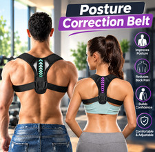 Shoulder Support Adjustable Back Posture Corrector Brace Belt Product Descripti
