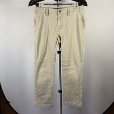 Boys 14 Husky Lee Xtreme Comfort Khaki Tan Pants Preppy School Uniform Straight