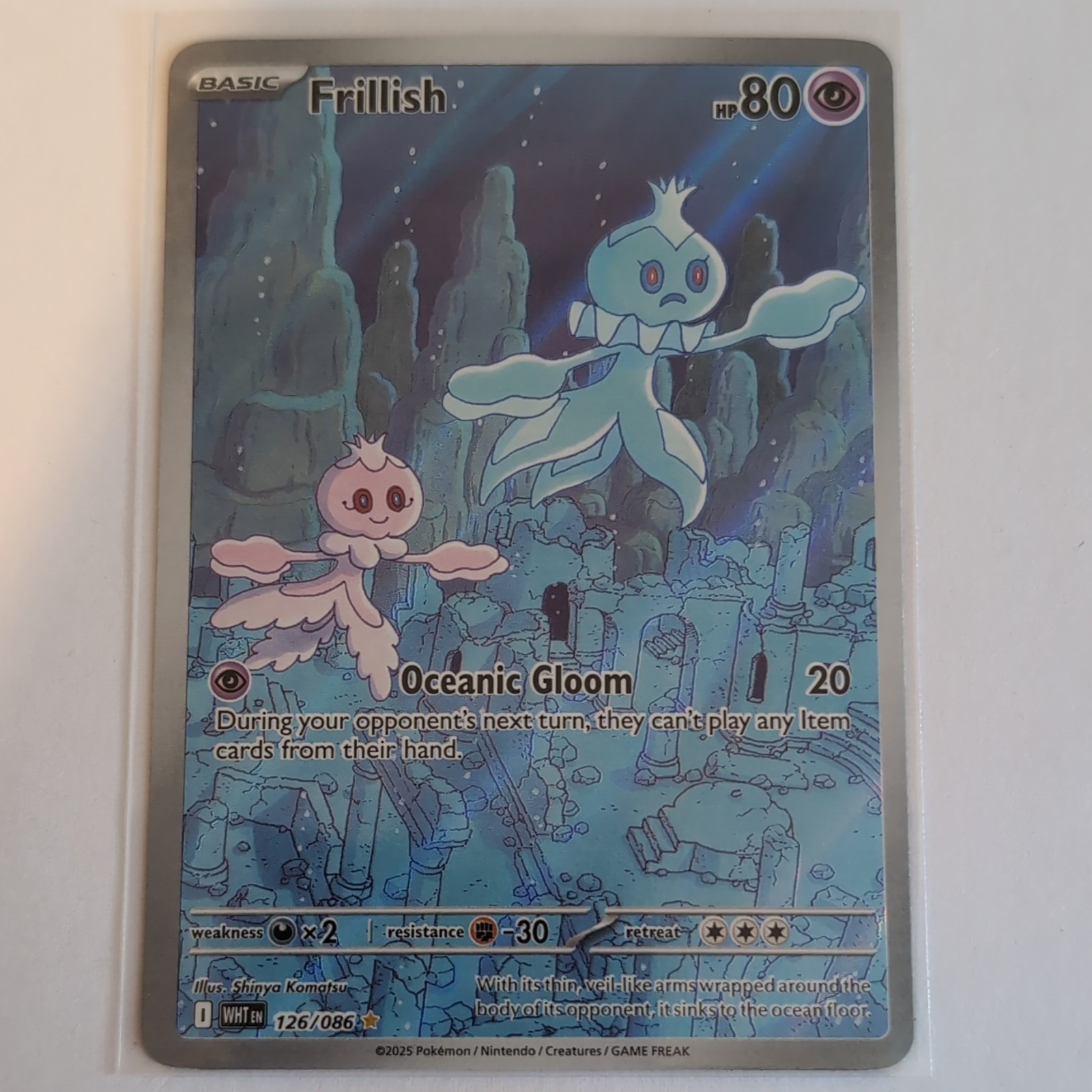The Pokémon Company Frillish 126/086 SV: White Flare Holo EN